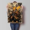 Japanese Classic Anime Pokemon Pikachu Retro Canvas Poster Prints Cartoon Picture Home Children's Room Decoration Holiday Gift