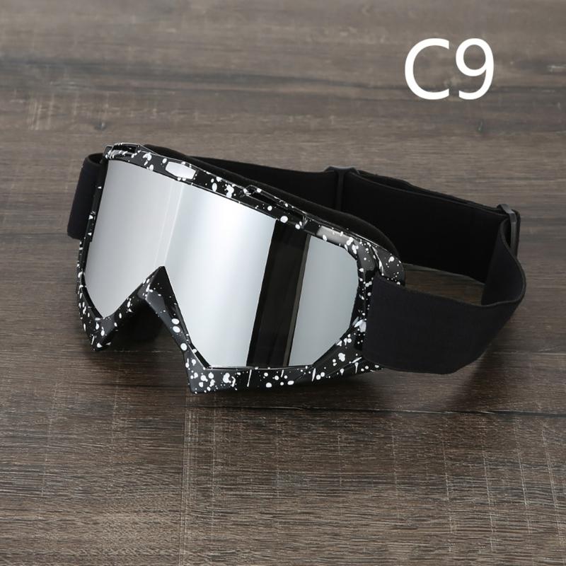 Motorradbrille Dirtbike-Brille Motocross-Brille Winddicht ATV-Brille Staubdicht Kratzfest