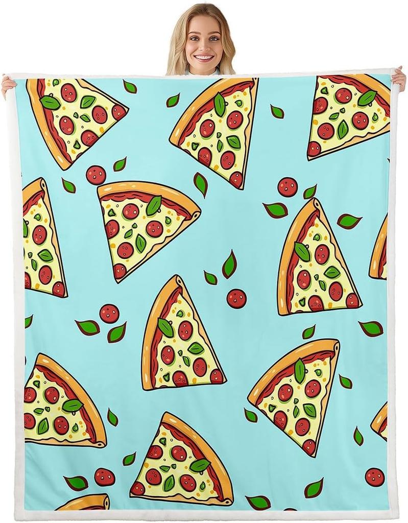 Musical Instrument Blanket Violin Piano Art Fleece Throw Music Lover Decor Colorful Abstract Design Cozy Cover