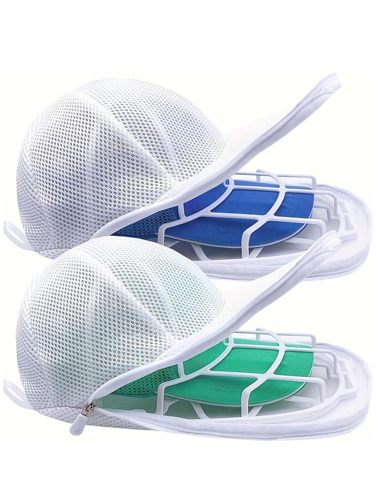 Washing Machine Hat Washing Protector Hat Cleaning Machine Washable Laundry Bag Anti-Deformation Secure Hat Storage Solution