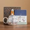 DARUNYAO Dragon Gilded Ceramic Teapot Gift Set