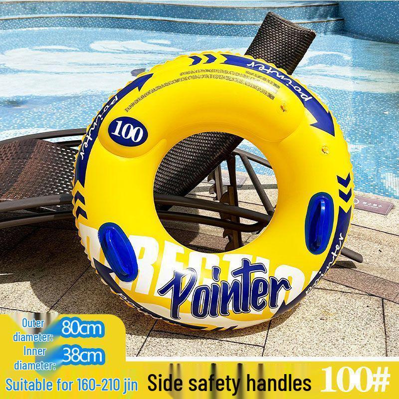 Adult & Children's Inflatable Swim Ring: Thickened Lifebuoy & Underarm Float for Beginners
