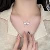 Exquisite Zircon Shell Wing Necklace, Light Luxury, High-end, Niche Design, New Style