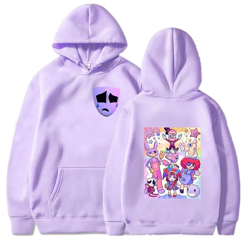 Hanoracele Amazing Digital Circus Femei Harajuku Kawaii Pomni Jax Gangle Kinger Zooble Topuri Hanorace Unisex cu Glugă