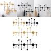 behind Door Hanger Wall Hook Multipurpose Portable Mounted Coat Rack, Key Rack for