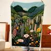 Artist Y-Yayoi K-Kusama Throw Flannel Throw Blanket, Lightweight Cozy, Durable Washable Cute Cool
