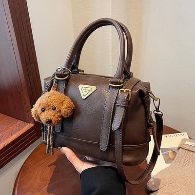 Winter Portable Bowling Bag Women's New Fashion Commuter Versatile Messenger Pillow Bag