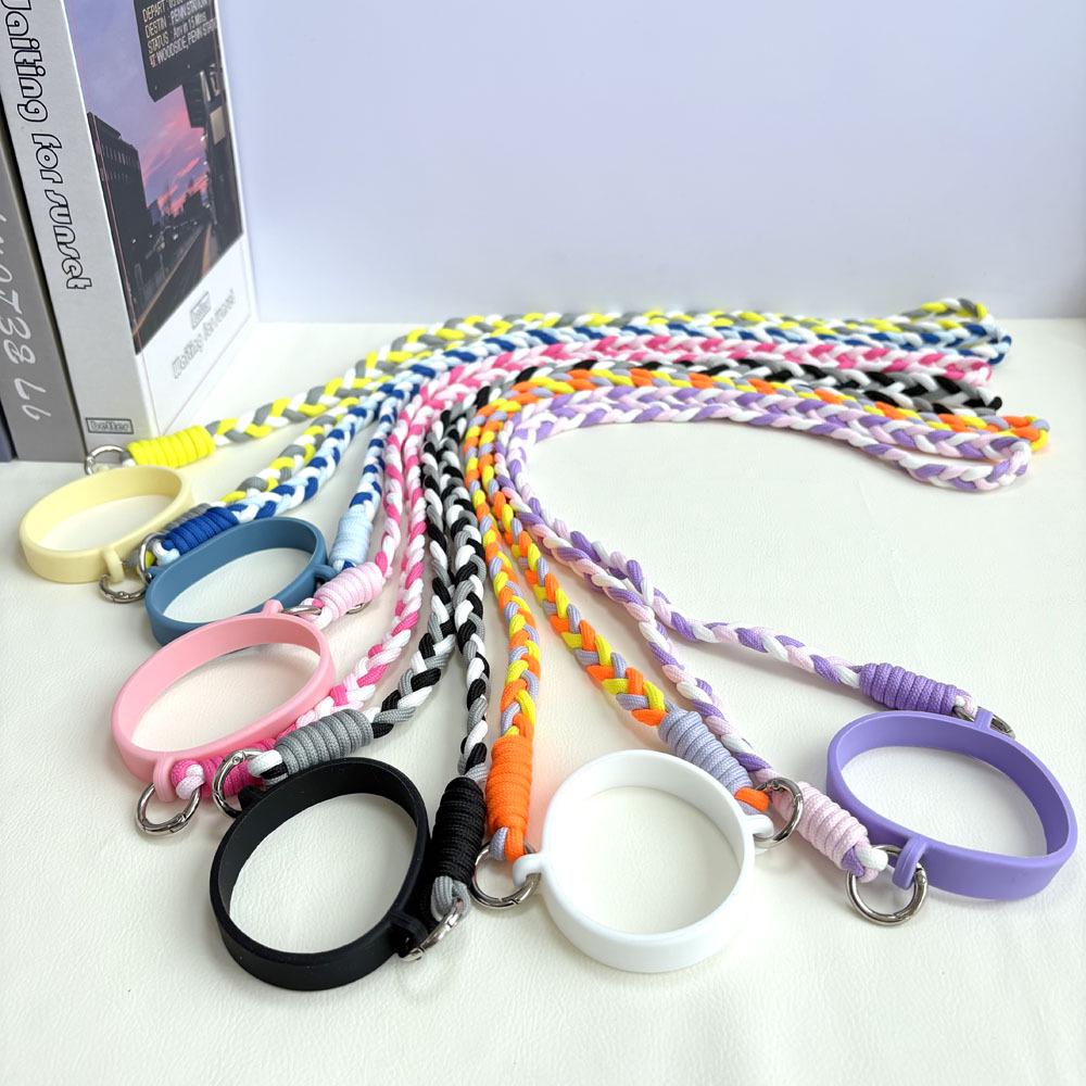 Tupperware Big T Cup Crossbody Strap - Bottle Holder with Woven Rope