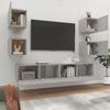 VidaXL Ensemble de meubles TV 6 pcs Gris béton Bois d'ingénierie 3114257