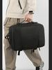 Expandable Men's Travel Backpack for Business and Short Trips - Large Capacity and Multifunctional Laptop Bag