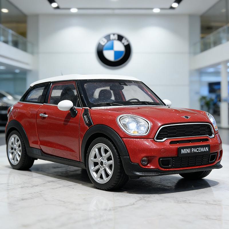 

WELLY 1:24 BMW MINI Cooper S Paceman Alloy Car Diecasts & Toy Vehicles Car Model Miniature Scale Model Car Toy For Children червоний