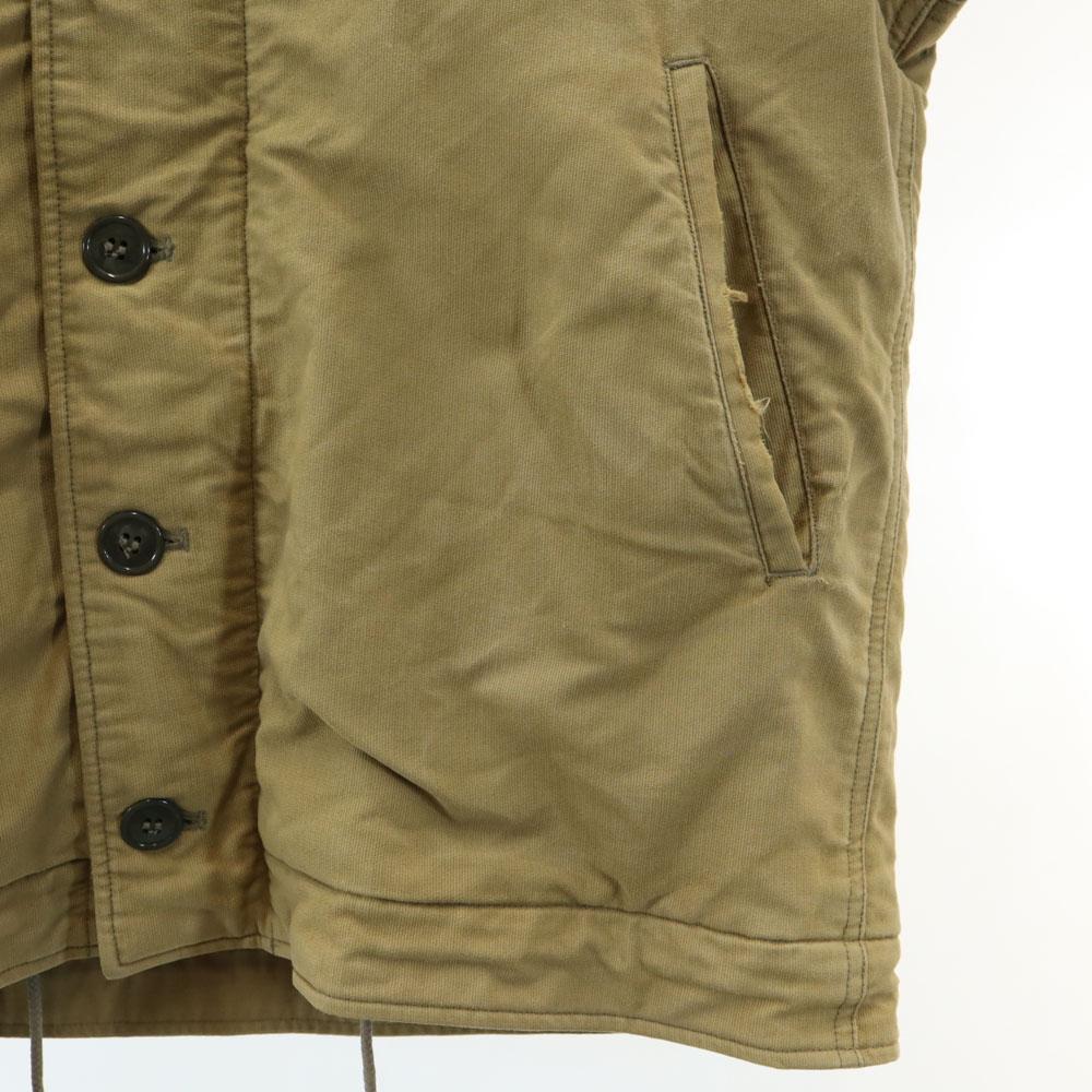 NAVY DEPARTMENT Toyo Enterprise N-1 Deck Jacket S Yellow Beige Men's Used