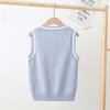 Schuluniform, ärmellos, V-Ausschnitt, Weste, Pullover, Weste für Kinder, Unisex, Freizeitkleidung