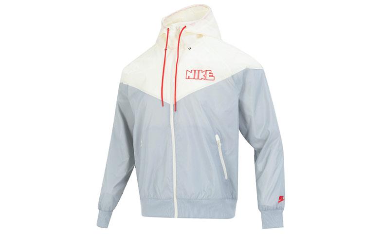 Nike Jackets Men s Light Gray Hooded Moderate Other DX0695-077 XL