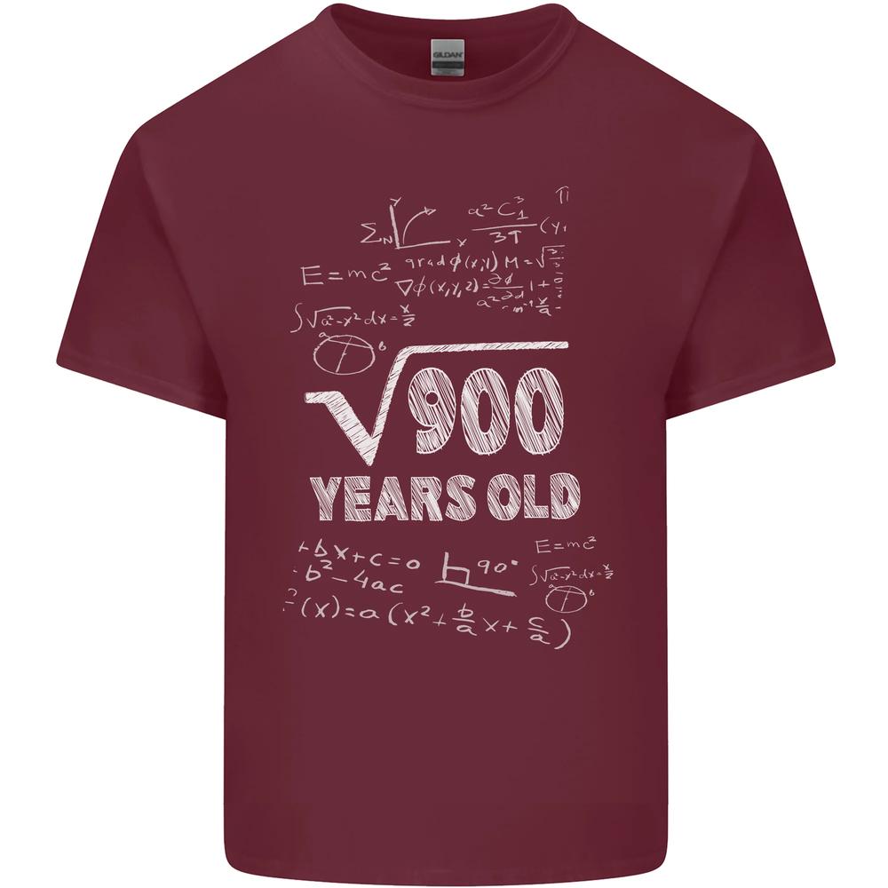 30th Birthday 30 Year Old Geek Funny Maths Unisexs Cotton TShirt Tee Top S