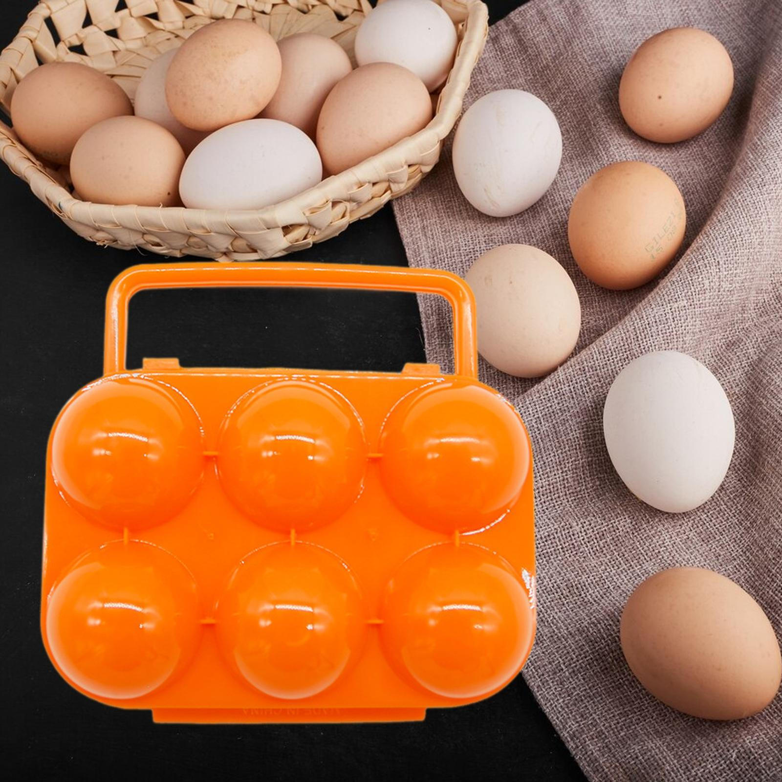 

Ящик для хранения яиц, переносной чехол, многофункциональный многослотовый органайзер, держатель для улицы 6 Grid