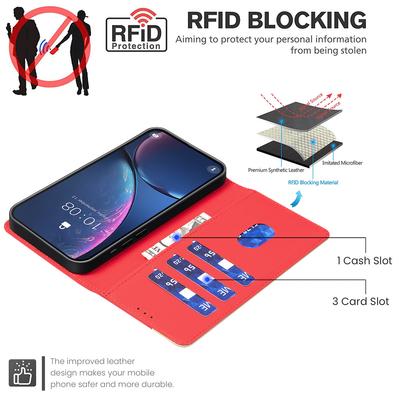 BINFEN COLOR BF33 pro Google Pixel 9a Kožené pouzdro Splicing Color Blokování RFID