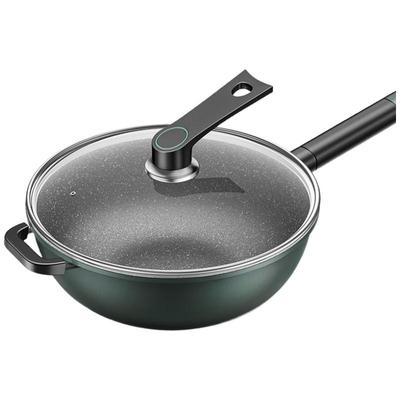 Maifan Stein Antihaft Wok mit flachem Boden