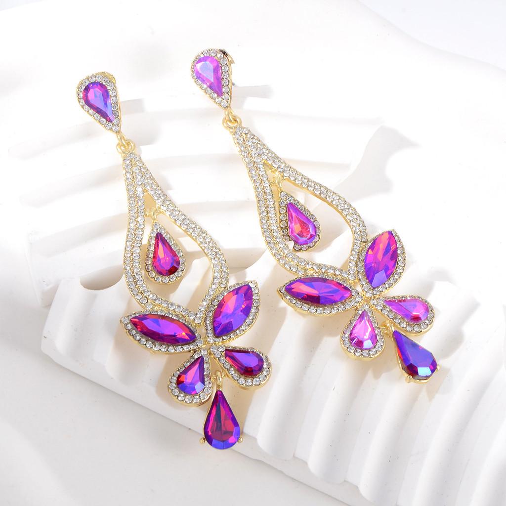 Classic Water Drop Earrings For Women With Sparkling Cubic Zirconia Summer Fashion