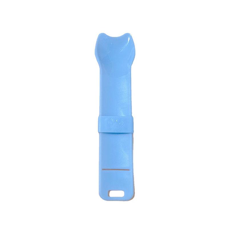 

Cat Treat Spoon Long Handle Cat Strip Feeder Wet Food Meat Mud Squeeze Dispenser for Cats Pet Supplie MW04 синій