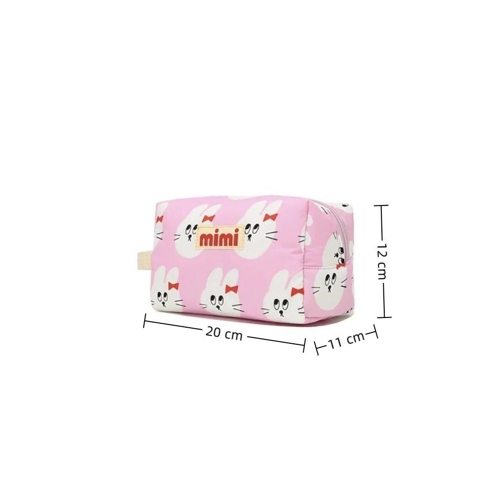 Casual Printed Handheld Bag Travel Large Capacity Toiletry Storage Bag Small Handbag Women Girls