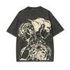 Anime Dandadan Ken Takakura Okarun Graphic T Shirt Men Women Clothing Casual Cotton Tshirt Vintage Washed T-shirt Harajuku Tops