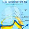 Adult & Children Silicone Goggles: Waterproof, Fog-Proof, Large Frame with Built-in Earplugs