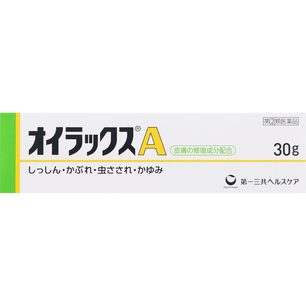 

Daiichi Sankyo Healthcare Oirax A 30g Steroids Indications: Rashes, irritation, insect bites, itching, hives, chilblains, dermatitis, prickly heat 1