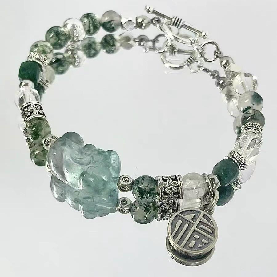 Style Ethnic Pixiu Beaded Bracelet Handmade Alloy Unisex Fashion Jewelry