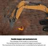 1/50 Scale Engineering Excavator Model Alloy Construction Vehicle Static Model Toy for Boys and Girls