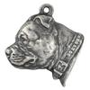 Staffordshire Bull Terrier, Staffy II - Necklace with Dog, Silver-plated Pendant for Dog Fan, Unique Jewelry by Art-Dog Brand