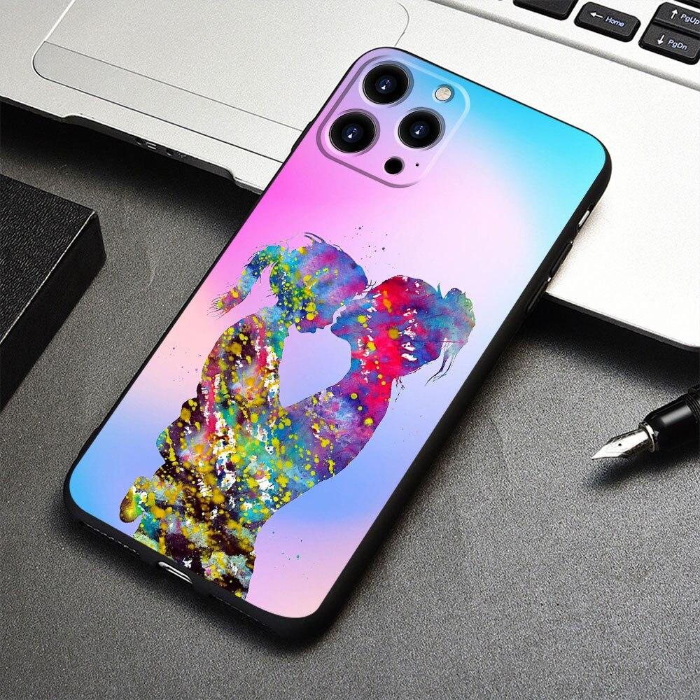 

Чехол Carcasa для iPhone XR 11 7 12 XS 13 Pro Max 14 8 Plus X 5 6 Mini SE2 6S SE Super Mom Baby Girl Boy Smartphone Print iPhone 6 6S Plus