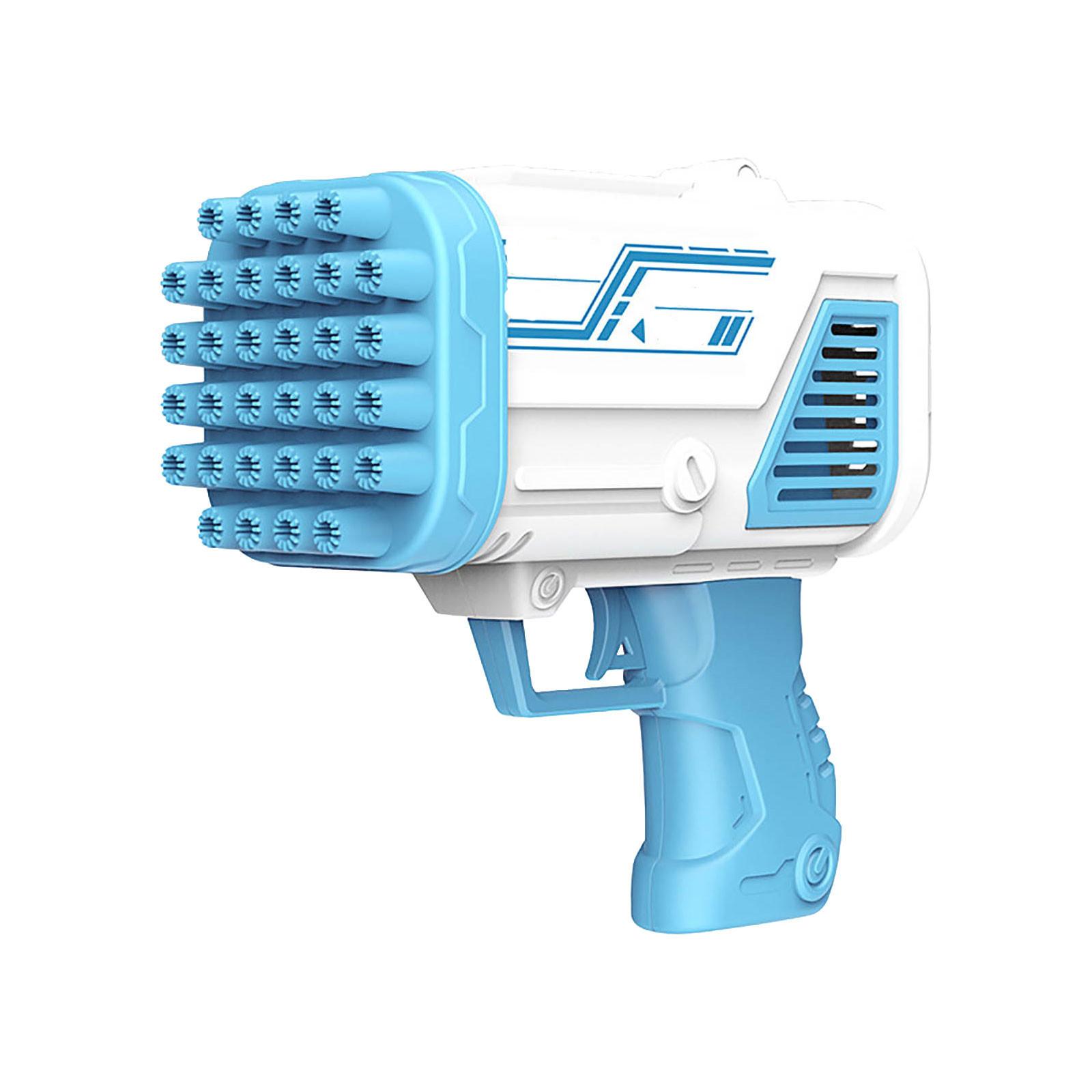 

Children Electric 32-Hole Bubble Machine Toy Boys Girls Cute Outdoor Toy One Size синий