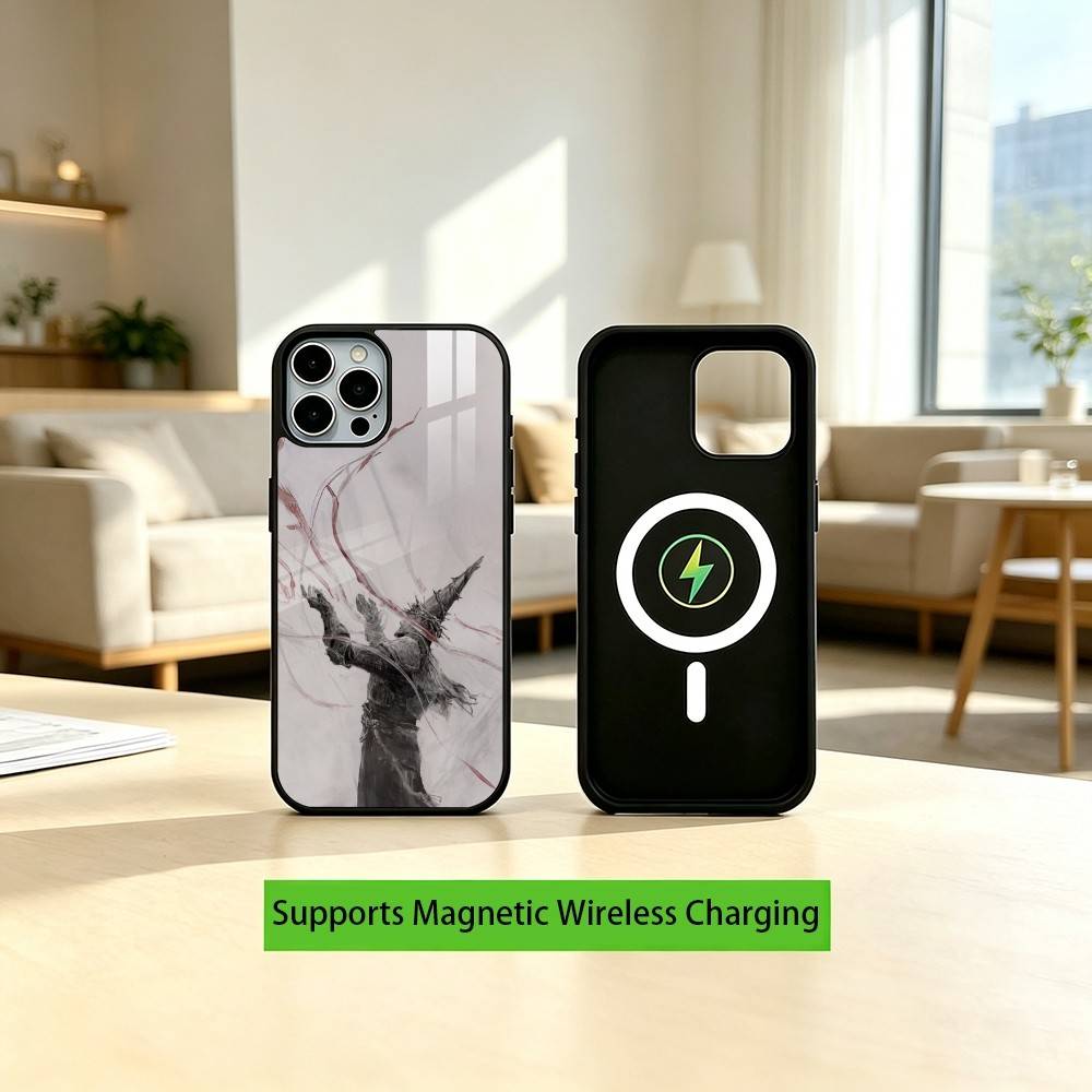 B-Blasphemous The -PPenitent One Game Phone Case For iPhone17,16,15,14,13,12,11 Plus,Pro Supports Magnetic Wireless Charging iPhone12mini