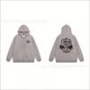 Mens Oversized Zip-Up Hooded Sweatshirt Casual Streetwear Cotton Pullover Fall
