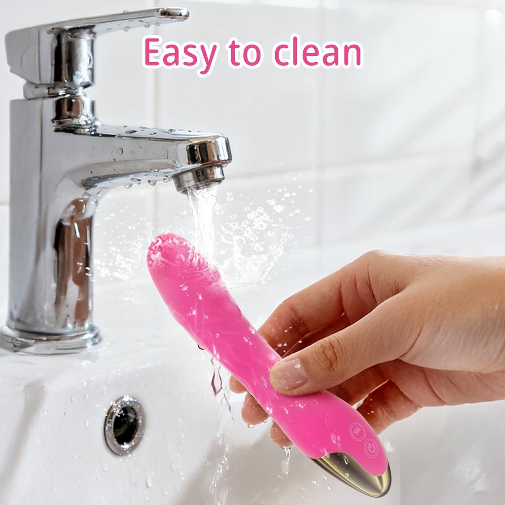 Powerful G-Spot Dildo Vibrator for Women Clitoris Clit Nipples Stimulator Female AV Wand Vagina Masturbator Adult Sex Toys