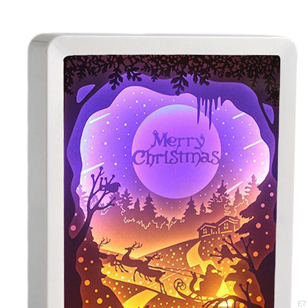 3D Paper Night Light Lamp Table Decoration Gift