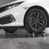 2 STÜCK 3000 LBS Tragfähigkeit Auto Bewegungsroller Hochleistungs-Autoreifen-Dolly Autoreifen-Pfahlset Rad-Dolly