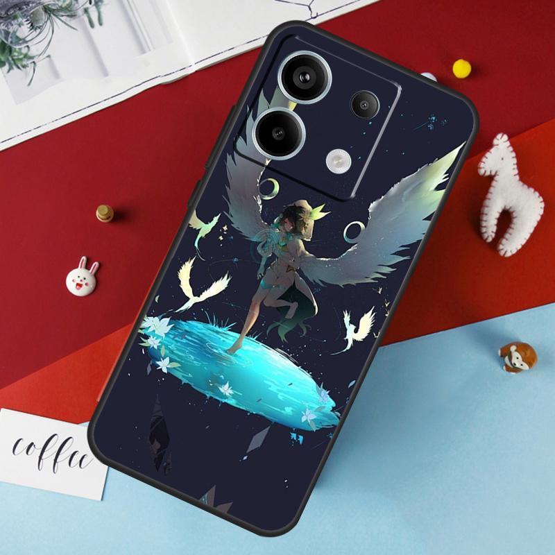 Genshin Impact Venti Case For Xiaomi Redmi 12 13C 12C 10C 9C Redmi Note 13 9 10 11 12 Pro 9S 10S 11S 12S Cover