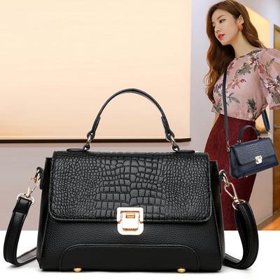 New Autumn and Winter Women's Bags, Fashionable and Versatile Textured Shoulder Messenger Bags, Casual Commuting Portable Small Square Bags