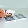 100% PLASTIC New Poker Size Good Playing Cards Excellent