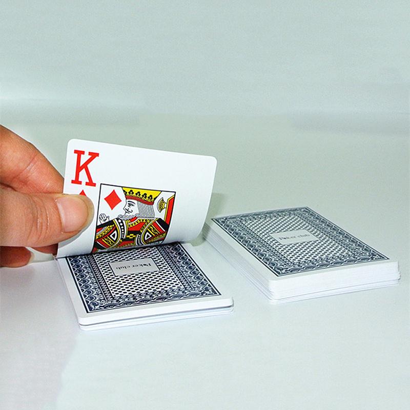 100% PLASTIC New Poker Size Good Playing Cards Excellent