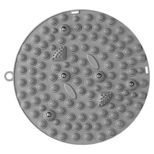 

[Recommended by Judo Therapists] Wawalag Tsubo Rhythm Foot Reflexology Mat, Shiatsu Board, Foot Massage Pad, Round Foot Board, Green Bamboo Stepping P