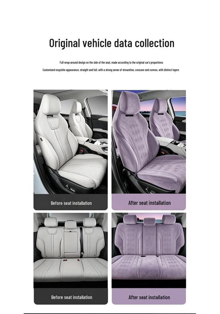 BYD Yuan UP All-Season Breathable Full Coverage Car Seat Covers and Cushions.