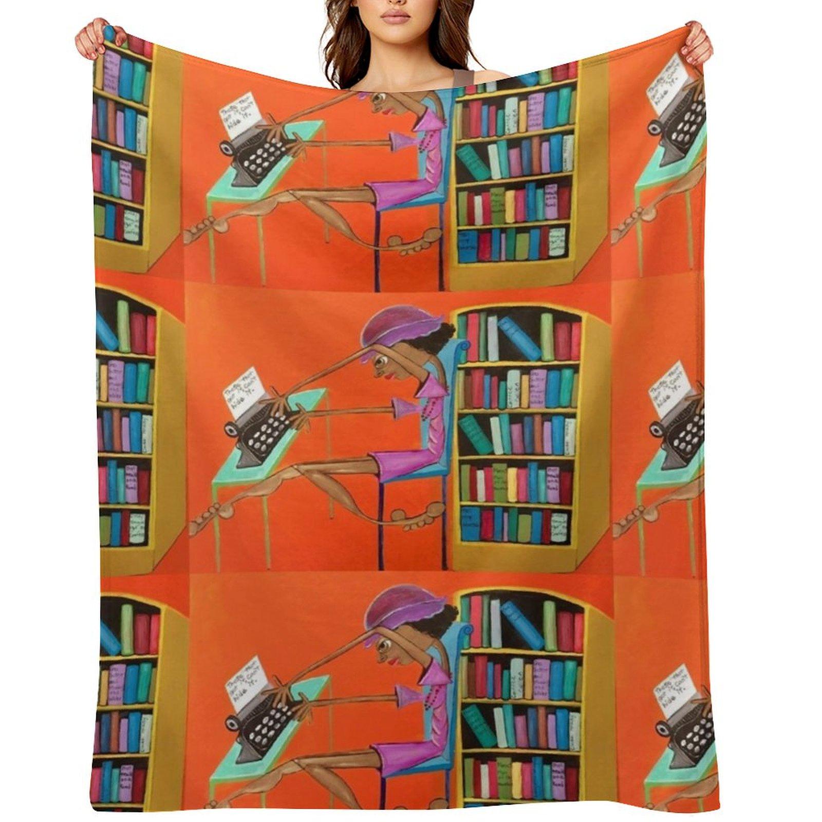 zora neale hurston Throw Blanket Sofa Throw Thermal Soft Plush Plaid for sofa Blankets 30x40in