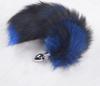 Fox Faux Fur Tail Metal Anal Stainless Steel Butt Plug  Butt Plug Tails