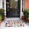 Squirrels In Fall Doodle Doormat Kitchen Entrance Home Floor Mat Non-slip Carpet Rug for Living room Footpad Mats