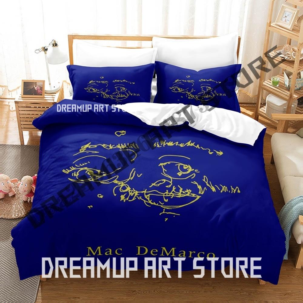 3D Print New Mac DeMarco Bedding Set Single Twin Full Queen King Size Bed Set Adult Bedroom Duvetcover Sets Anime Bed Sheet Set