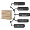 Sonoma-Eiche Kommode 80cm 3Schubladen TV-Schrank Möbel für Wohnzimmer Schlafzimmer