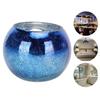 T Light Holder Warm Romantic Glass Attractive Decorative Handcrafted Textures Table Centerpiece Decor